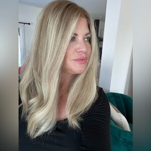 Lu’s Human Hair Lace top Wig -S